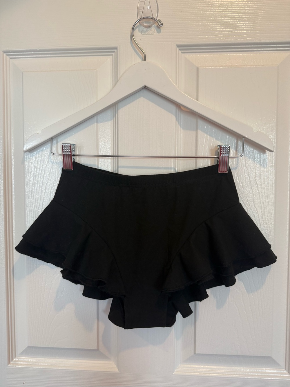 Hafailia Ruffle Booty Shorts Summer Y2K Low Rise Side Frill